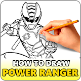 How to Draw Power Ranger icon