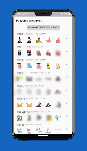 Android application Stickers por LQCLDS screenshort