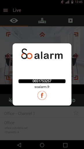 Android application SO ALARM screenshort