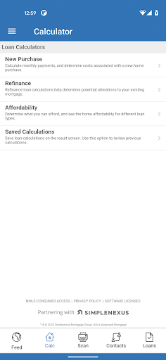 The Approved Mortgage App Screen 2