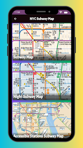 Map of NYC Subway offline MTA