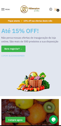 Android application SB Alimentos screenshort