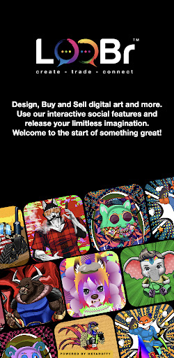 Android application LooBr - Social NFT Marketplace screenshort