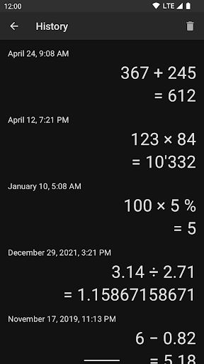 Desktop Calculator Screen 3