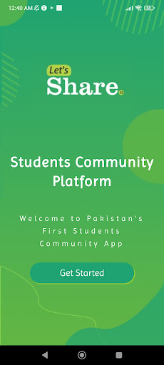 Android application Let's Share It screenshort