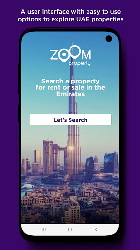 Android application Zoom Property screenshort