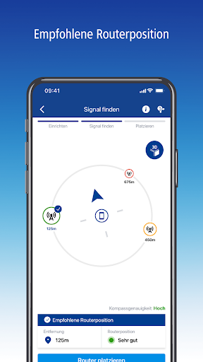Android application 1&1 5G Signal Kompass screenshort