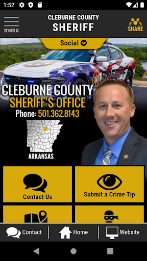 Android application Cleburne County AR Sheriff screenshort