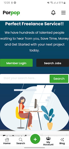 Porpop freelance Screen 2
