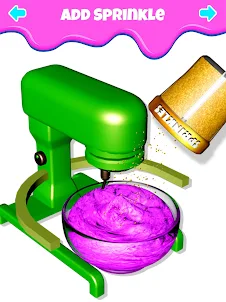 Mixing Fidget Toys into Slime