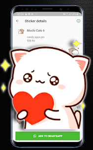Mochi Peach Cat Stickers whats