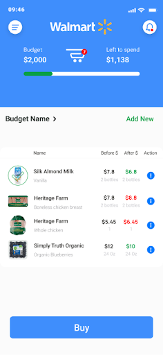 Budget Shopping - CSS Screen 3