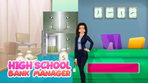 High School Bank Manager: Virtual Cashier Game androidhappy screenshots 1