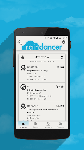 Android application Raindancer screenshort