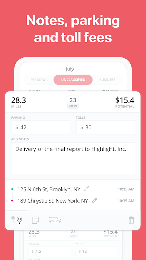 Screenshot of Pathmile: Team Mileage Tracker
