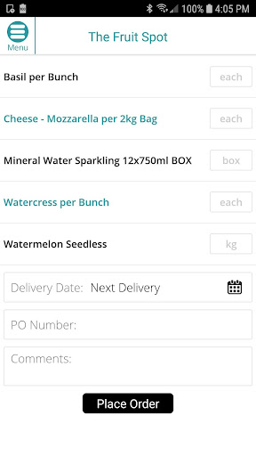 The Fruit Spot Screen 2