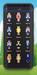 Sonic Skins for Minecraft