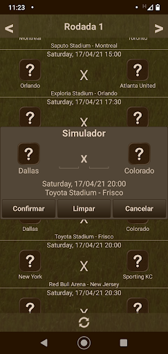 Soccer Results - MLS Screen 3