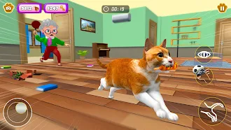 Game screenshot шутник бабуша кошка жизнь игра mod apk
