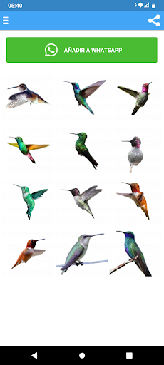 Stickers de colibries Screenshot 3 - AppWisp.com