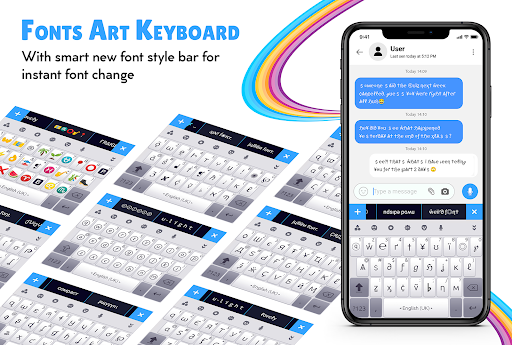 Android application Fonts Keyboard - Fonts & Emoji screenshort