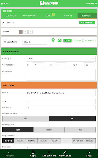 SnapCount Screen 2