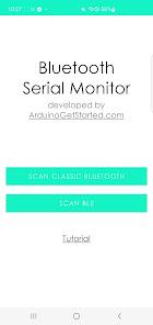 Screenshot 1 Bluetooth Serial Monitor android