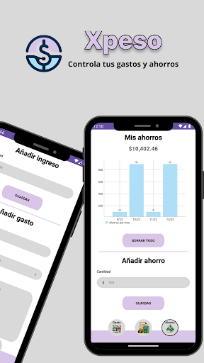 Xpeso - Gastos y ahorros Screen 2