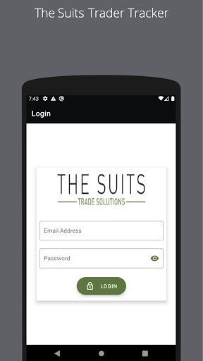 Android application The Suits Trade Tracker screenshort