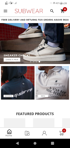 Android application Subwear screenshort