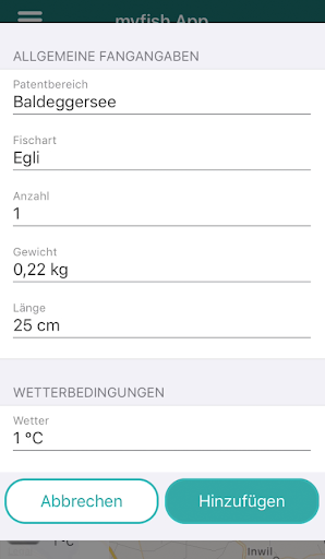 myfish - die App für Fischer i Screen 2