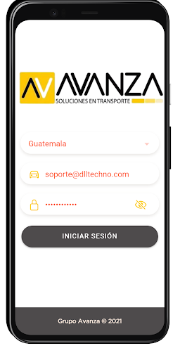 Android application AV Operativa screenshort