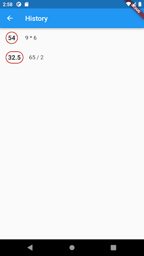 Simple Calculator Screen 3