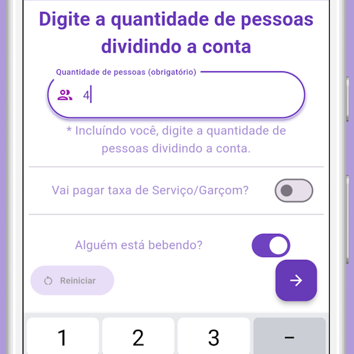 Racha: dividir a conta no rolê Screen 2