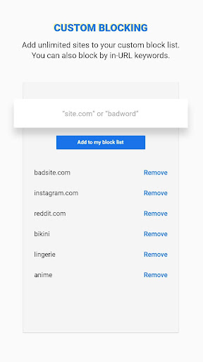Purity -Safe Porn Less Browser Screen 3