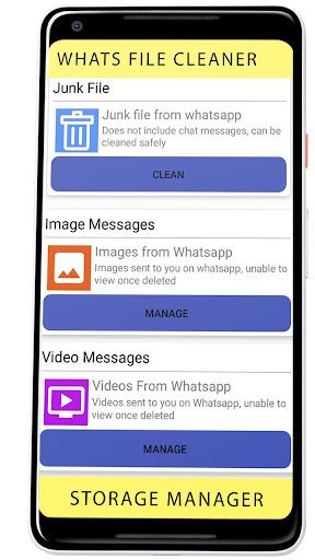 Whats File Storage Manager  Cleaner 2019