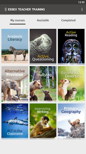Android application Essex TeacherT Library screenshort