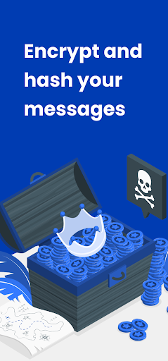 Android application Enigma - Cryptography and hash screenshort