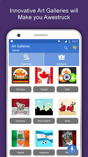 Android application World Famous Art Galleries Tra screenshort
