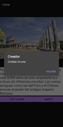 Roma App Screen 3