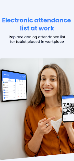 Android application Moniti Kiosk | Time Clock App screenshort