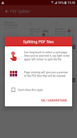 screenshot of PDF Split - PDF Splitter