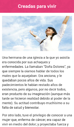 Mujer Cristiana Reflexiones Screen 3