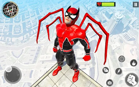 Flying Spider Hero Man Games