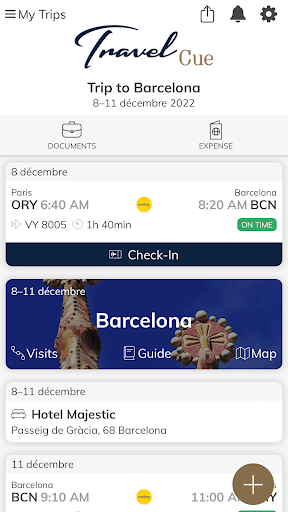 Android application Cue Go screenshort