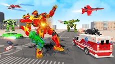 Flying Ambulance Dino Robotのおすすめ画像2