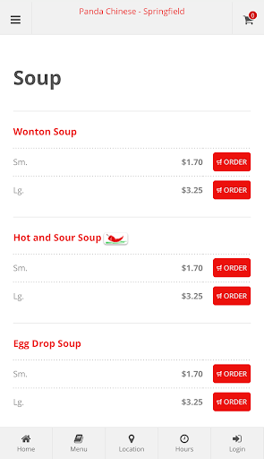 Panda Chinese Springfield