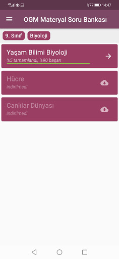 OGM Materyal Soru Bankası screenshot 11