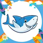 Cover Image of ดาวน์โหลด Offline Coloring Book: Shark  APK