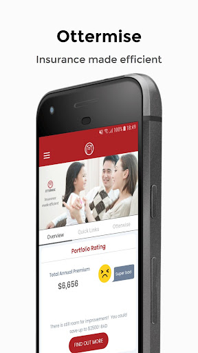 Android application Ottermise screenshort